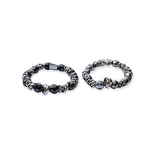 Anello Spadarella Elastico Ematite - SPAN47