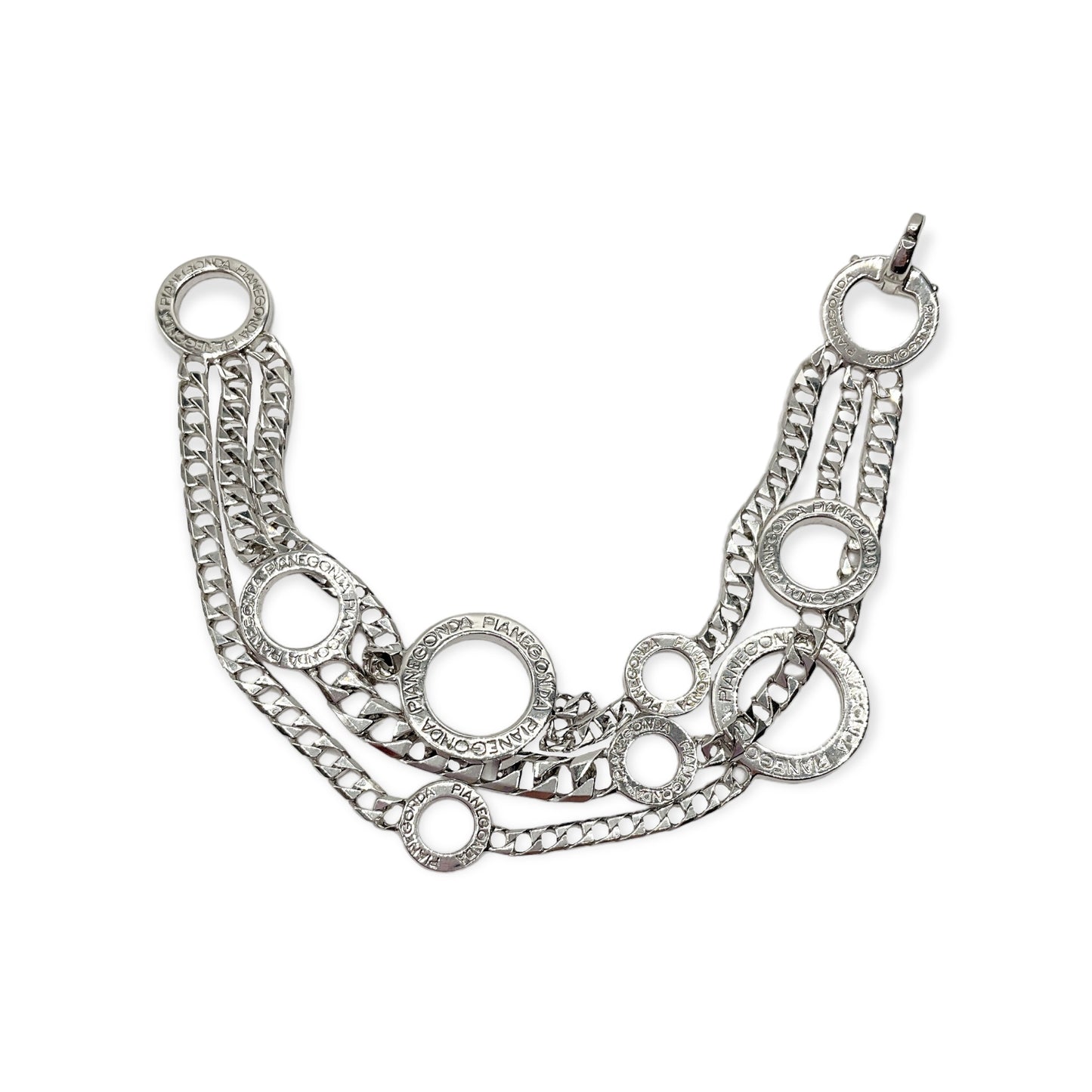 Bracciale Donna Multi Catena Log In in Argento- BA010774
