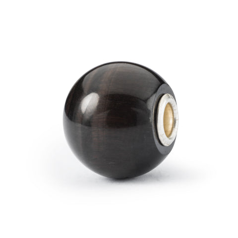 Occhio di Gatto Nero Rotondo Grande RITIRATO Trollbeads - TSTBE-10019
