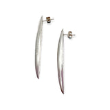 Orecchini Donna Rombo Rigido con Brillante in Argento - OA010224