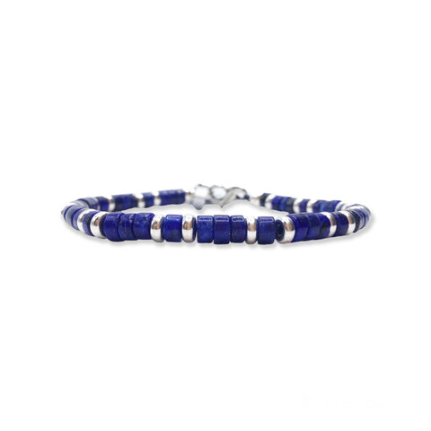 Bracciale Spadarella Uomo con Lapis ed Elementi Argento - SPBR591 -
