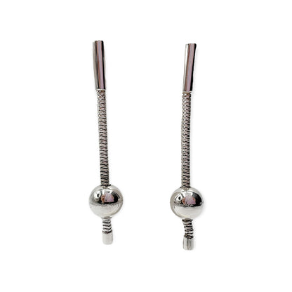 Orecchini Donna Pendenti Pallina in Argento - OA010513