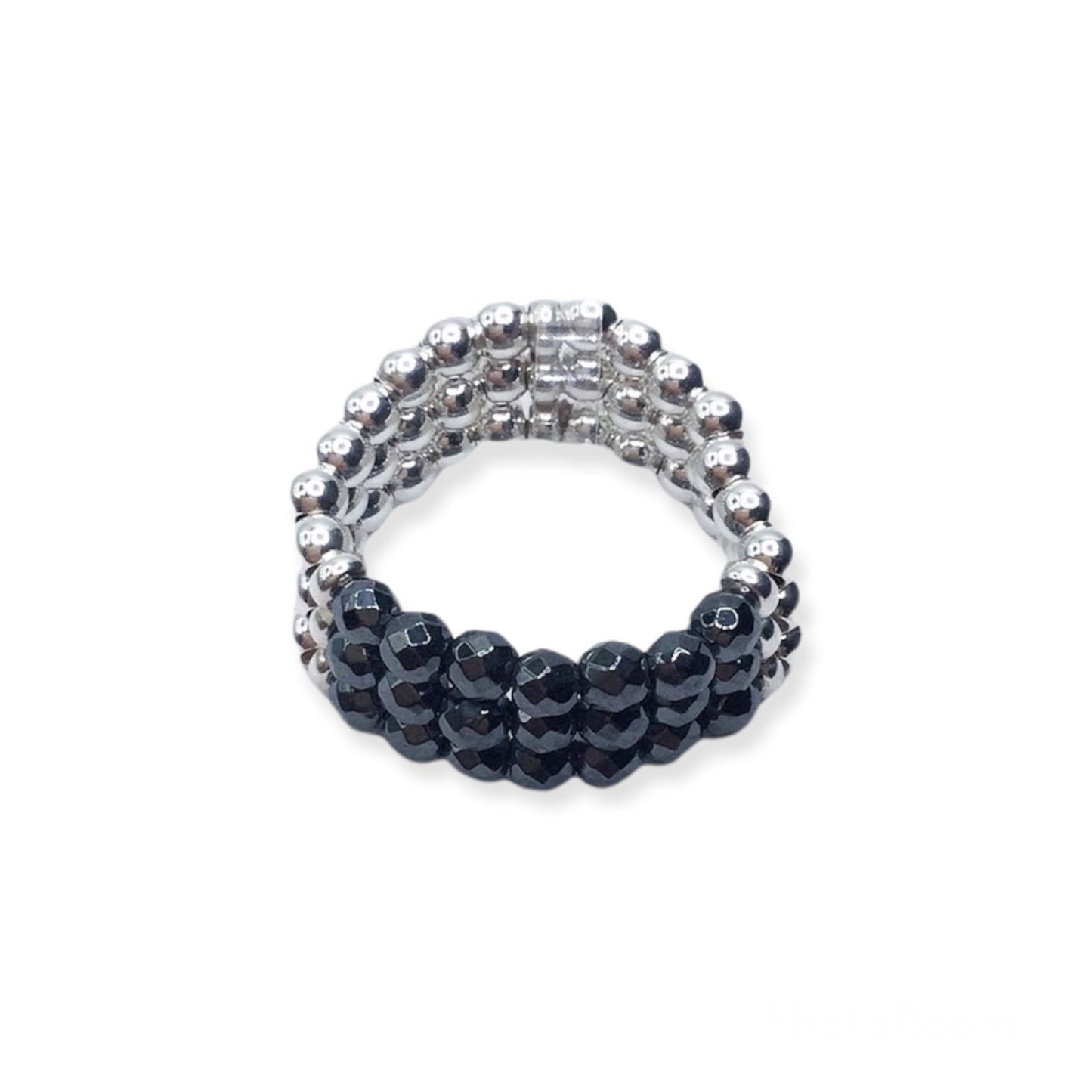 Anello Spadarella Donna in Argento ed Ematite - SPAN51