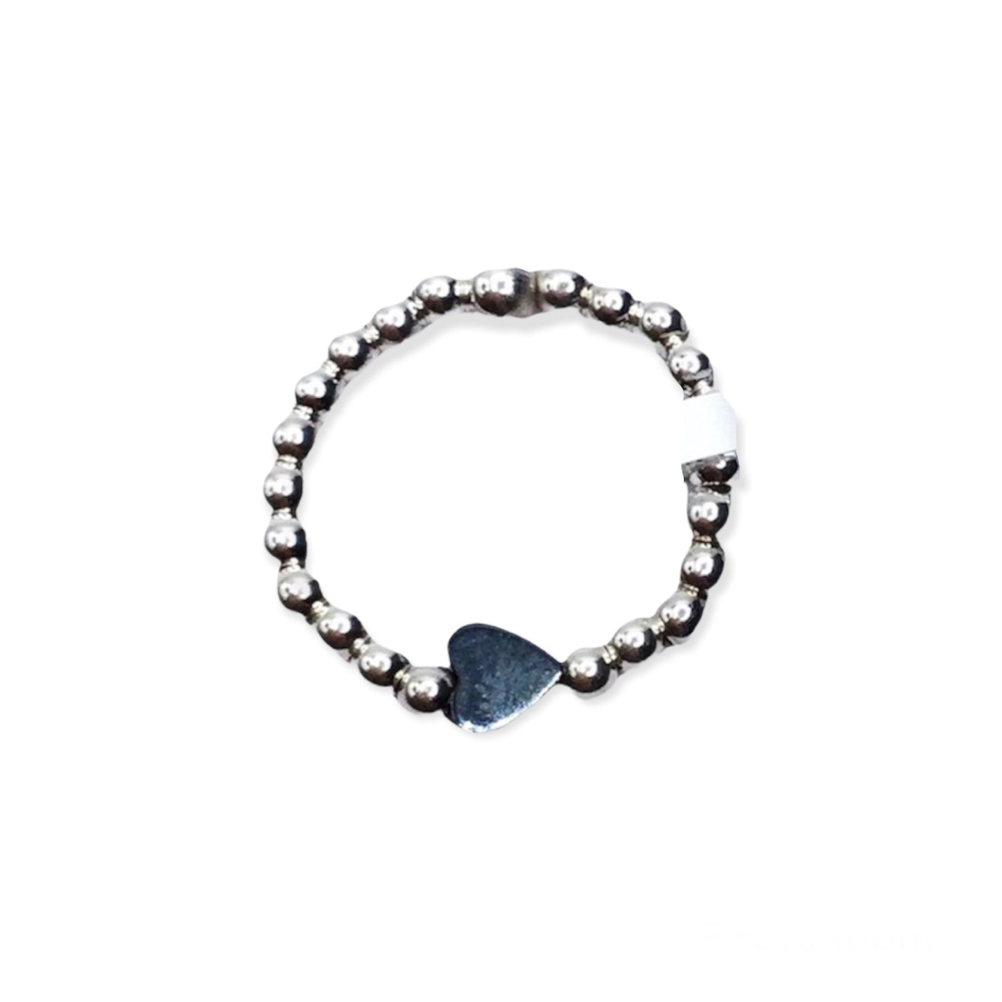 Anello Spadarella Cuore Ematite - SPAN04