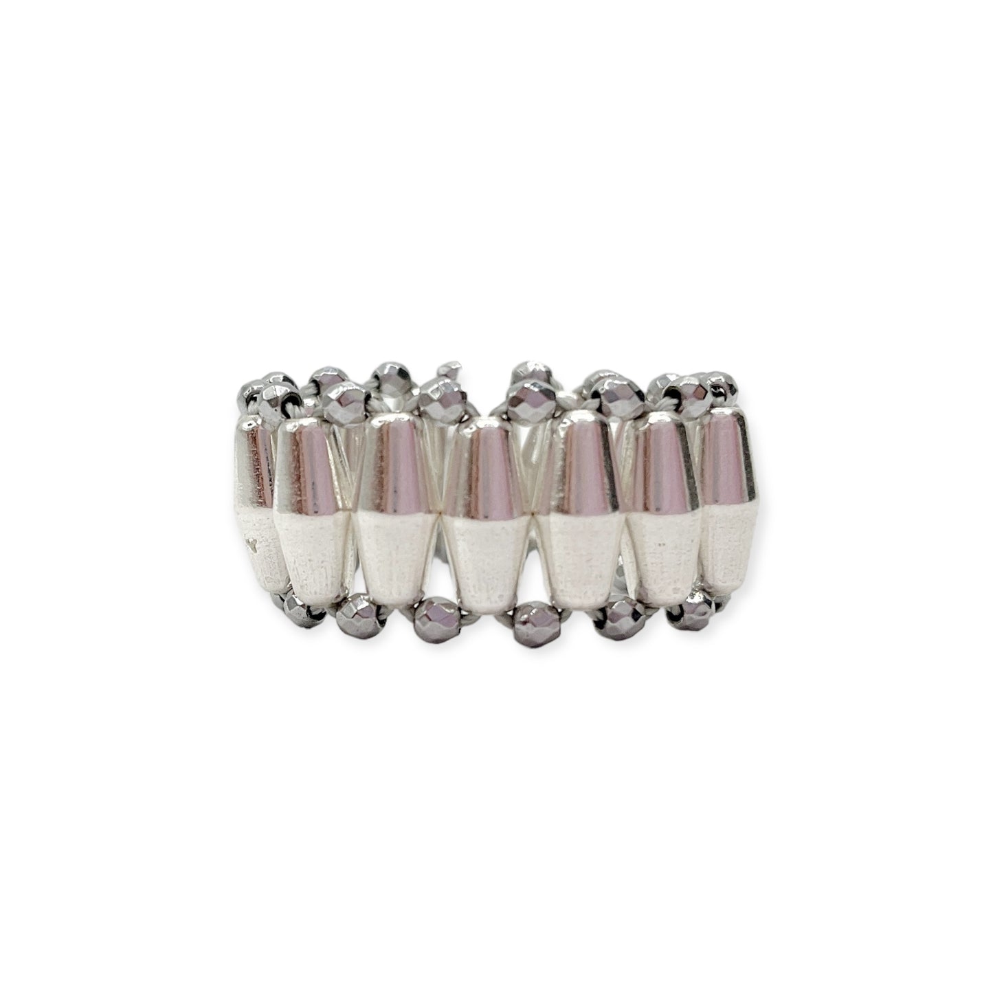 Anello Spadarella Rombi e Ematite - SPAN53