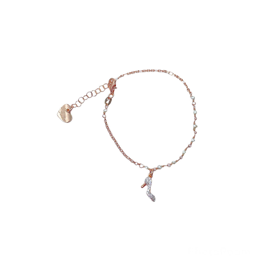 Bracciale Perle e Scarpetta - Le Favole