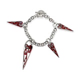 Bracciale Donna Smalto Rosso Cachet d'Amour in Argento - BA010846