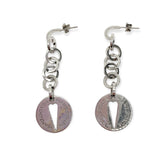 Orecchini Donna Medaglia Cuore in Argento - OA010350