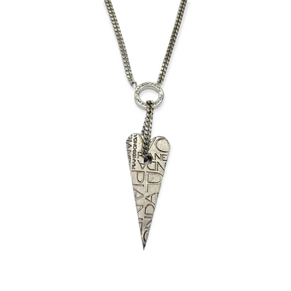 Collana Donna Cuore Satinato in Argento - CAFR1148