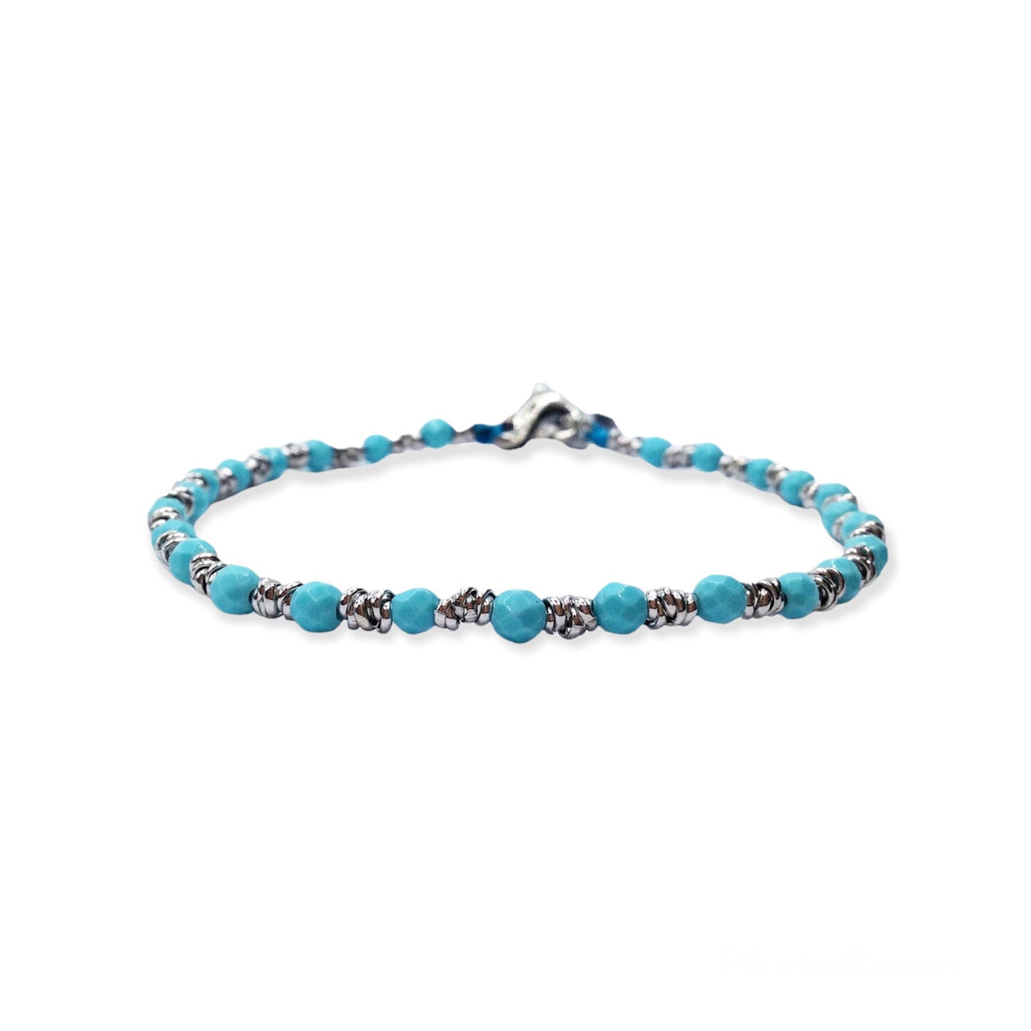 Bracciale Spadarella Ematite e Anellini -SPBR490 -