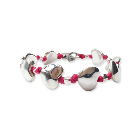 Bracciale Spadarella con Cuori e Pepite - SPBR370 -