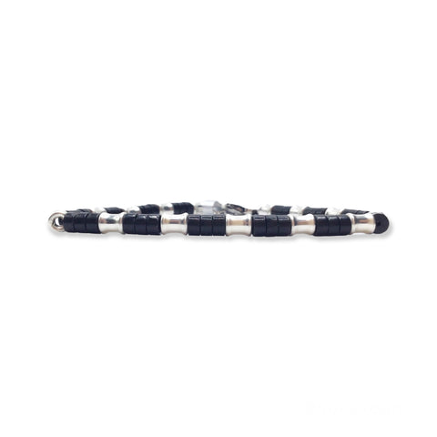 Bracciale Spadarella Uomo con Onice e Argento - SPBR592 -