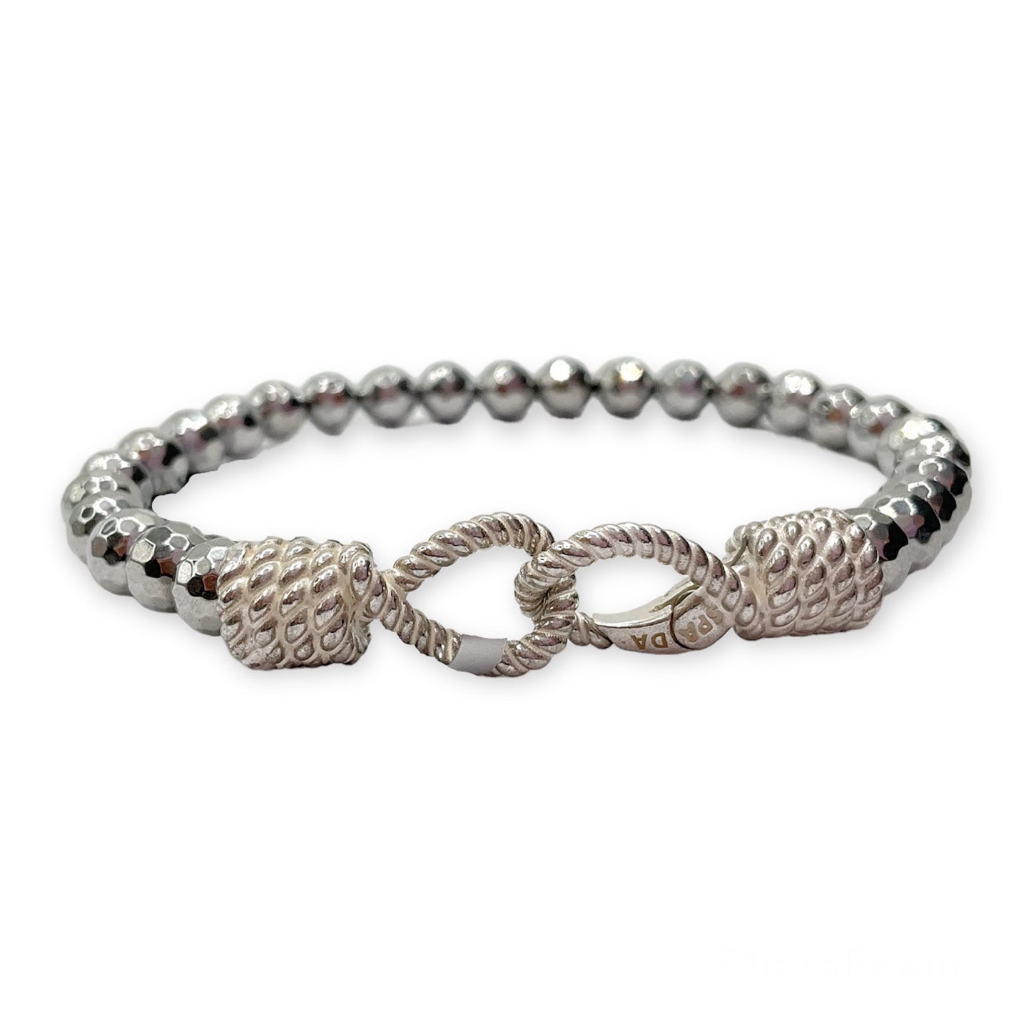 Bracciale Spadarella Chiusura a Corda e Pietre Naturali - SPBR632