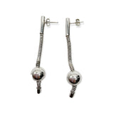 Orecchini Donna Pendenti Pallina in Argento - OA010513