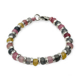 Bracciale Spadarella Pietre Colorate e Argento - SPBR642