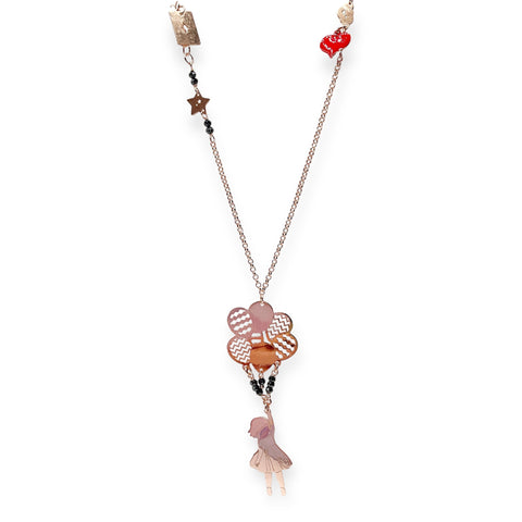 Collana Lunga Alice con Palloncini - Le Favole