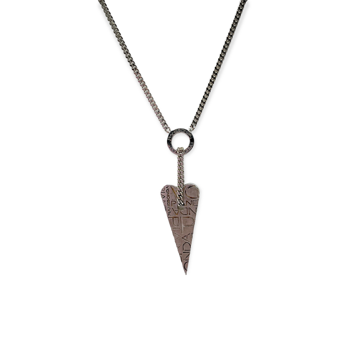 Collana Donna Cuore Satinato in Argento - CAFR1148