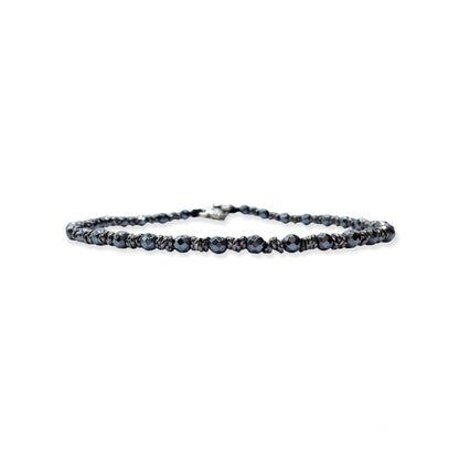 Bracciale Spadarella Ematite e Anellini -SPBR490 -