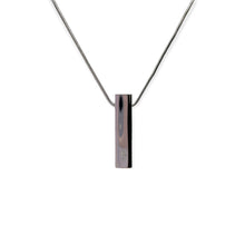 Collana Donna Barretta con Brillante in Argento - CA010647