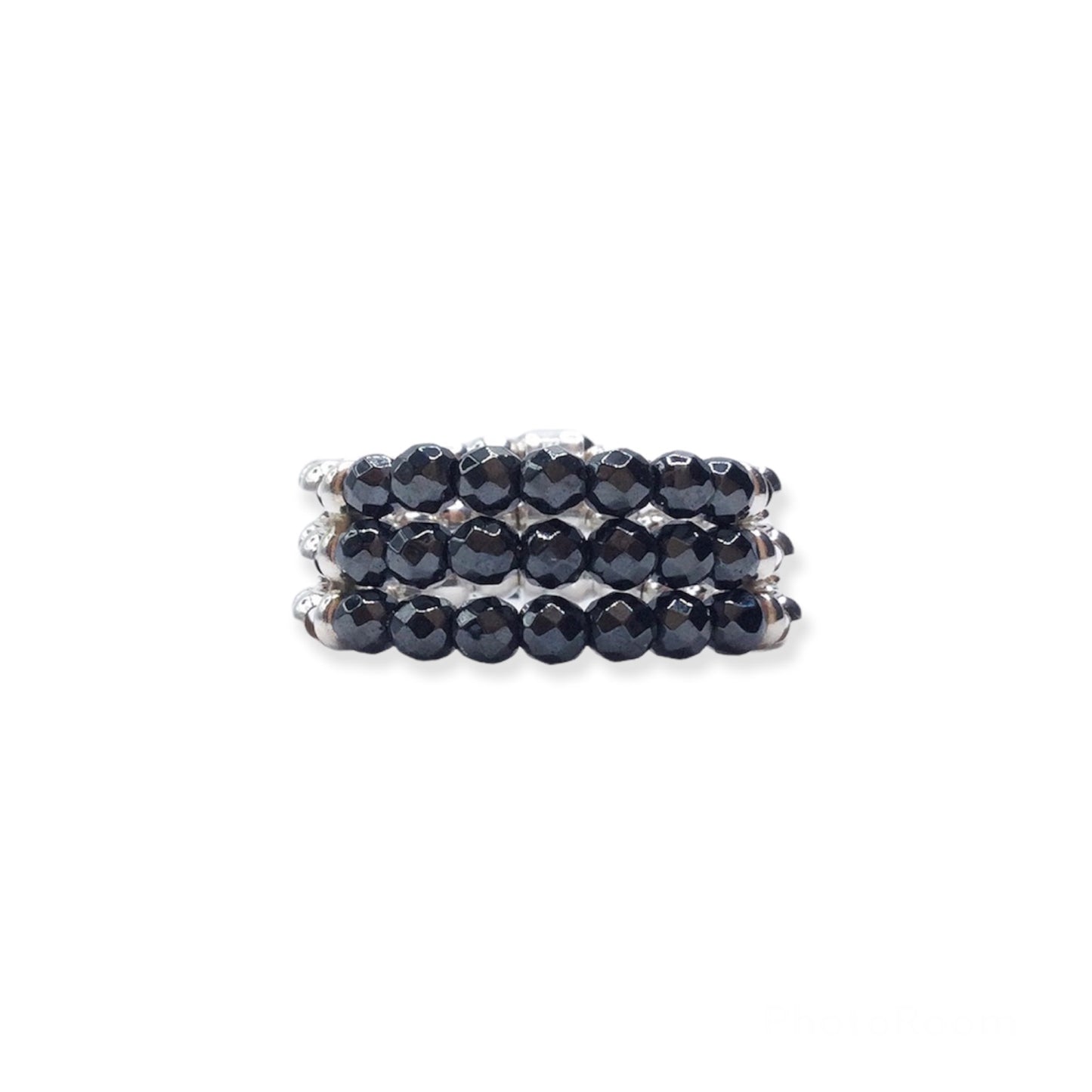 Anello Spadarella Donna in Argento ed Ematite - SPAN51