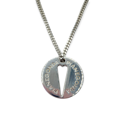 Collana Unisex Cuore o Croce in Argento - CA010949
