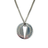 Collana Unisex Cuore o Croce in Argento - CA010949