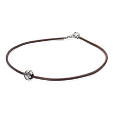 Collana Cuoio Marrone Trollbeads - TLENE-00005