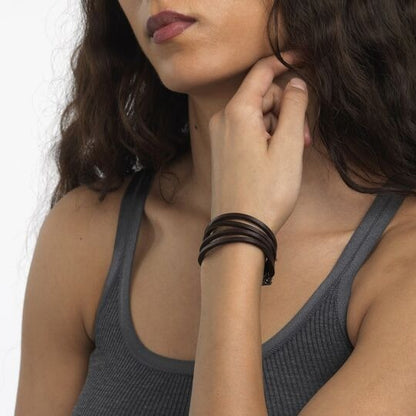 Bracciale Cuoio Marrone Trollbeads - TLEBR-00004