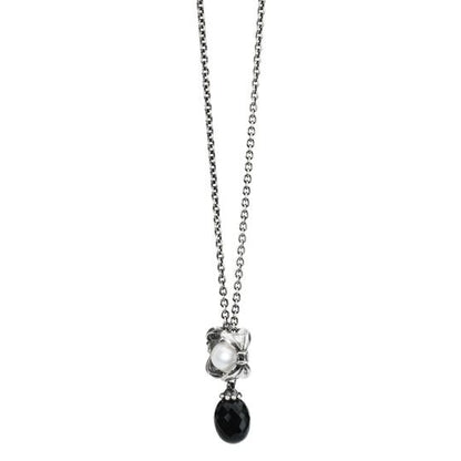 Collana d'Argento con Onice Nero Trollbeads - TAGFA-00003