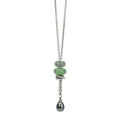 Collana d'Argento con Perla Pavone Trollbeads - TAGFA-00058