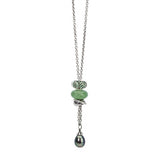 Collana d'Argento con Perla Pavone Trollbeads - TAGFA-00058