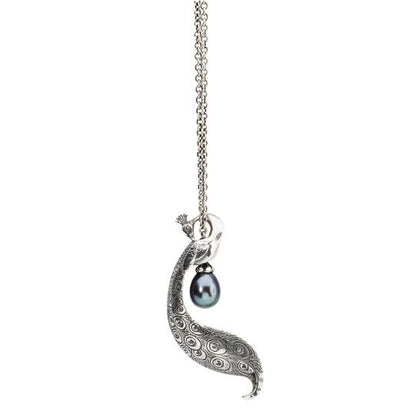Collana d'Argento con Perla Pavone Trollbeads - TAGFA-00058