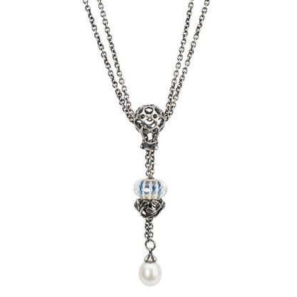 Collana d'Argento con Perla Trollbeads - TAGFA-00020