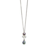 Collana d'Argento con Perla Pavone Trollbeads - TAGFA-00058