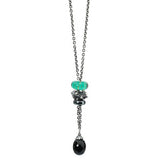 Collana d'Argento con Onice Nero Trollbeads - TAGFA-00003