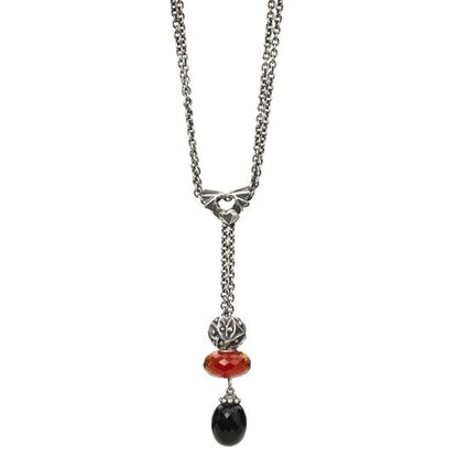 Collana d'Argento con Onice Nero Trollbeads - TAGFA-00003